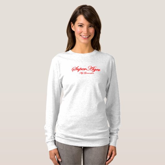 T-shirt SUPER AGERS Long Sleeve (Devant entier)