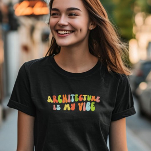T-shirt Super Architecture Rétro Est Mon Vibe, Architecte