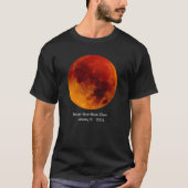 T-shirt Super Blue Blood Moon 2018 (Devant)