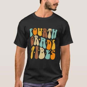 T-shirt Super Bonjour Vibes de quatrième année Retro Ensei
