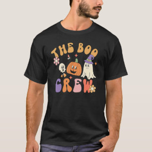 T-shirt Super Boo Crew Cute Ghost Citrouille Halloween C