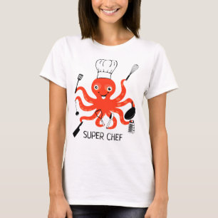 T-shirt Super Chef Octopus