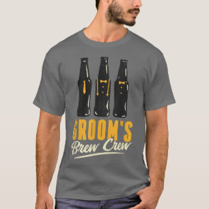 T-shirt Super Citation Grooms Brew Crew Bachelor Party