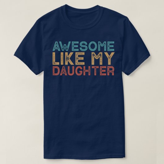 T-shirt Super Comme Ma Fille 1701 (Design devant)