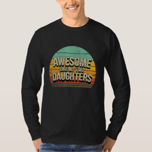 T-shirt Super Comme Mes Deux Filles Vintages Parents Cos