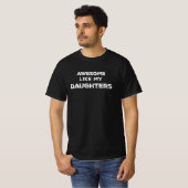 T-shirt Super Comme Mes Filles (Devant entier)