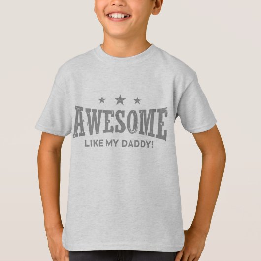 T-shirt Super Comme Mon Papa (Devant)