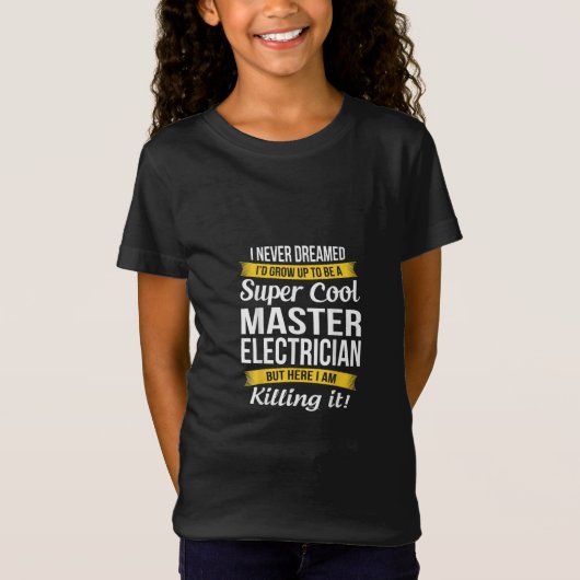 T-Shirt Super Cool Master Electrician Funny Cadeau (Devant)