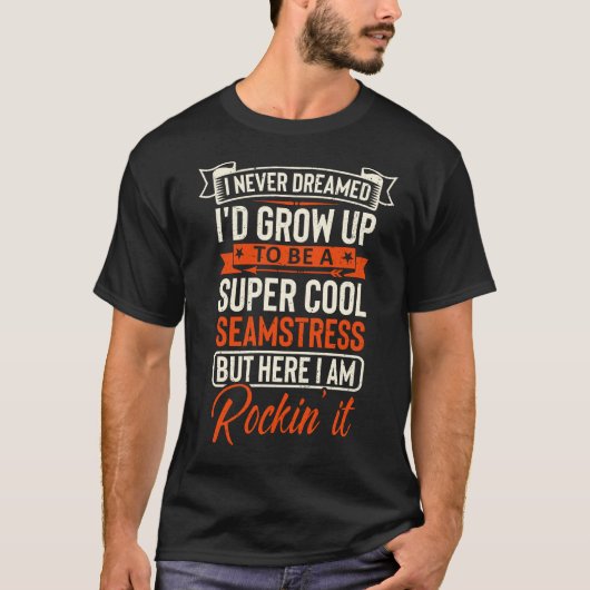 T-shirt super cool SEAMSTRESS (Devant)