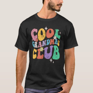 T-shirt Super Cool Vintage Grandmas Club Funny Smile Moth