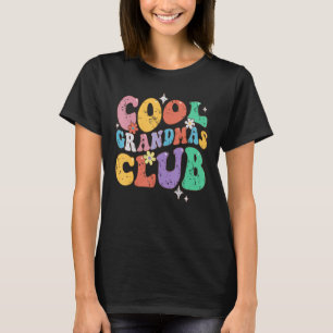 T-shirt Super Cool Vintage Grandmas Club Funny Smile Moth