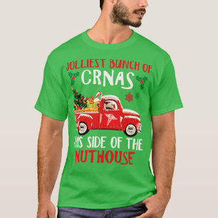 T-shirt Super CRNA Camion Rouge Joyeux Chandail de Noël Ha