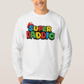 T-shirt Super Daddio pour meilleur papa (Devant)