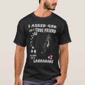 T-shirt Super Dane Lab Mix Chien Citation Maman Papa Costu (Devant)