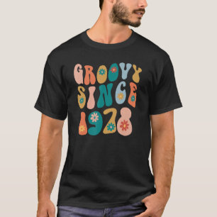 T-shirt Super depuis 1978 44e anniversaire Hippie Style 44