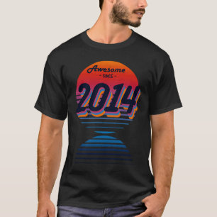 T-shirt Super depuis 2014 70's 80's Retro Party Anniversai
