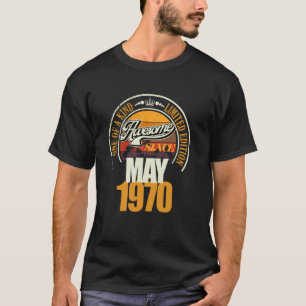 T-shirt Super depuis mai 1970 55e citation d'anniversaire