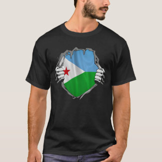 T-shirt Super Djibouti Patrimoine Fière Djibouti Racines F
