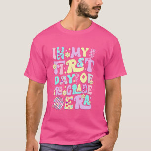 T-shirt Super En Mon Premier Jour 3E Année Retour À L'Écol
