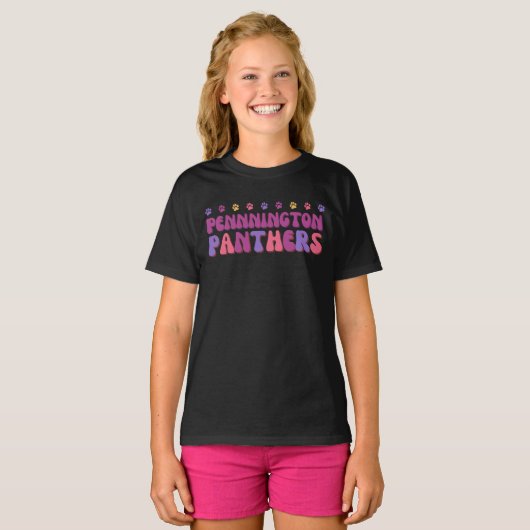T-shirt Super en violet (Devant entier)