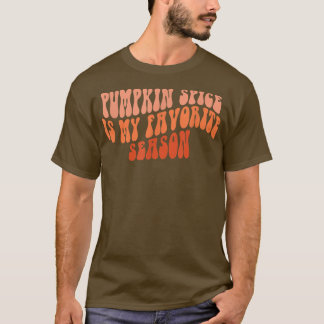 T-shirt Super épice Citrouille est ma saison préférée Auto