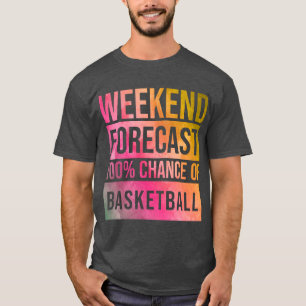 T-shirt Super Et Drôle Week-End Prévision Cent Procent
