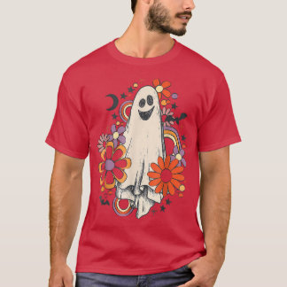 T-shirt Super fantôme Décor vintage rétro halloween party