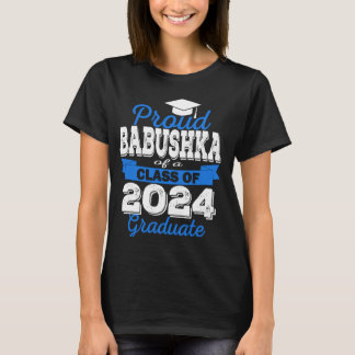 T-shirt Super Fière Babushka de 2025 Graduate Graduation F