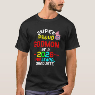 T-shirt Super fière MARRAINE de la diplômée de la maternel