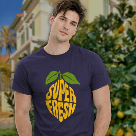 T-shirt Super fresh lemon fun summer graphic
