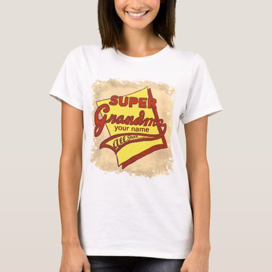 T-shirt Super grand-mère (Devant)