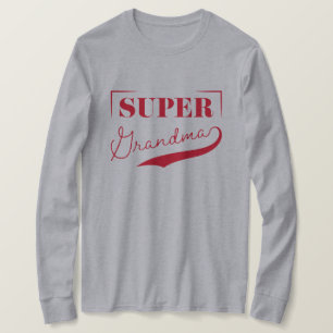 T-shirt Super grand-mère