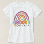 T-shirt super grand-mère, T-shirt arc-en-ciel gran (Design devant)