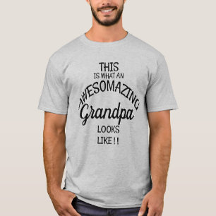 T-shirt Super grand-père Extraordinaire Awesomazing