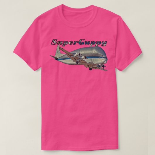 T-shirt Super Guppy Cargo Plane  (Design devant)