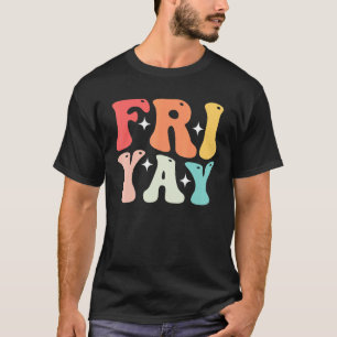 T-shirt Super happy fri yay enseignant plaisir son teache 