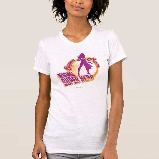 T-shirt Super Hero original Super Maman (Devant)
