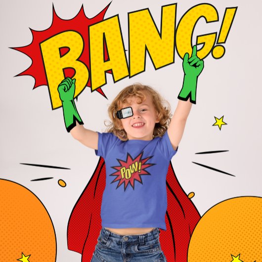 T-shirt Super Hero Pow