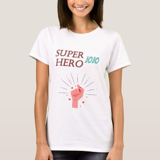 T-shirt super héros (Devant)