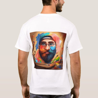 T-shirt Super héros avec yeux Brown