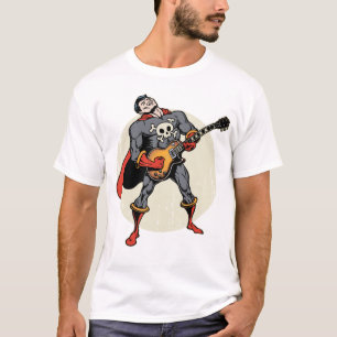 T-shirt Super héros de guitare