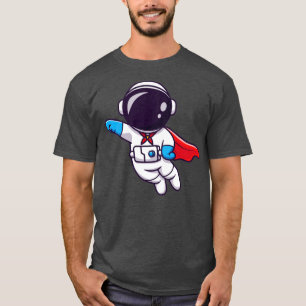 T-shirt Super Héros de l'astronaute mignon 1