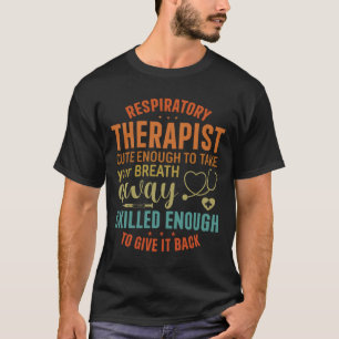T-shirt Super Héros super génial Thérapeute respiratoire m