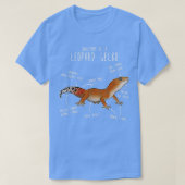 T-shirt Super Hypo Tangerine Leopard Gecko Lizard Reptile (Design devant)