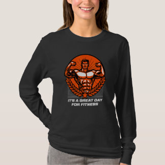 T-shirt Super journée pour le fitness  Humour de sport Gym