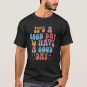 T-shirt Super Joyeux visage souriant Avoir un bon jour M p (Devant)