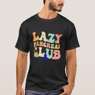 T-shirt Super Lazy Pancreas Club Sensibilisation au diabèt