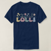 T-shirt Super Lolli Grand-mère Fleurs Lolli Grand-mère  (Design devant)