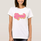 T-shirt Super Love Saint Valentin chemise (Devant)
