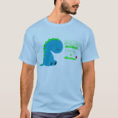 T-shirt super maillot de course dinosaure (Devant)